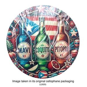 Puerto Rican Ethnic Drinks Retro Metal Sign (L2020)